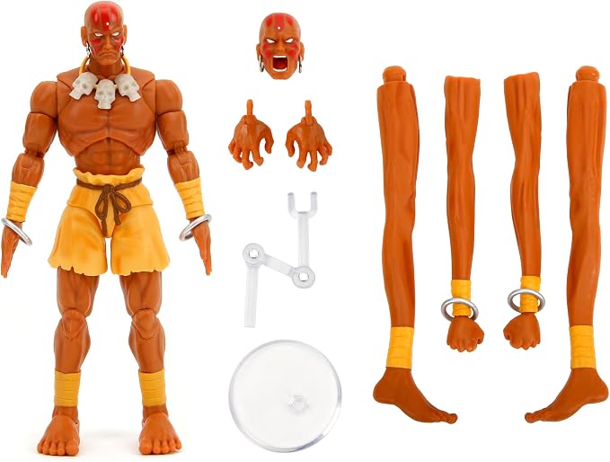 Jada Street Fighter 6" Dhalsim Action Figure, Toys for Kids and Adults