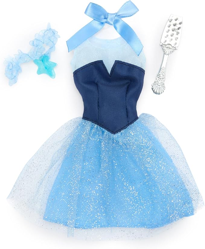 Disney Store Official Princess Ballet Doll - 11 Inch Ariel Ballerina Doll - Includes Brush with Molded Details, 2 Tutu Outfits, Accessories and Flounder Figure - Disney Princess Toys