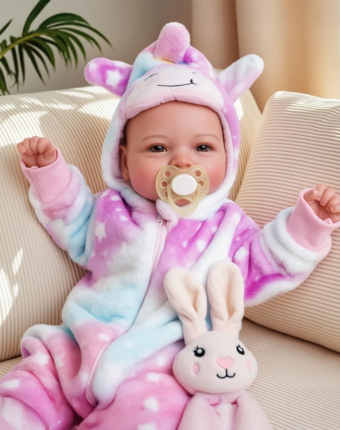 BABESIDE Baby Dolls, 17inch Large Realistic Cute Soft Body Baby Doll Real Life Baby Dolls with Accessories for 3+ Year Old Girls Gifts, Pretend Play, Collection