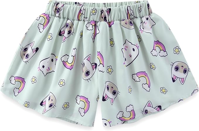 DREAMWORKS GABBY'S DOLLHOUSE Girls Short Sleeve T-Shirt and Shorts Set for Toddler to Big Kids