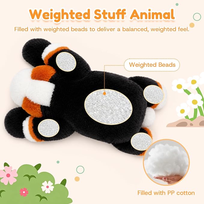 Bernese Mountain Dog Weighted Stuffed Animal Plush Toy(10.6 Inch, 0.7 Lbs)