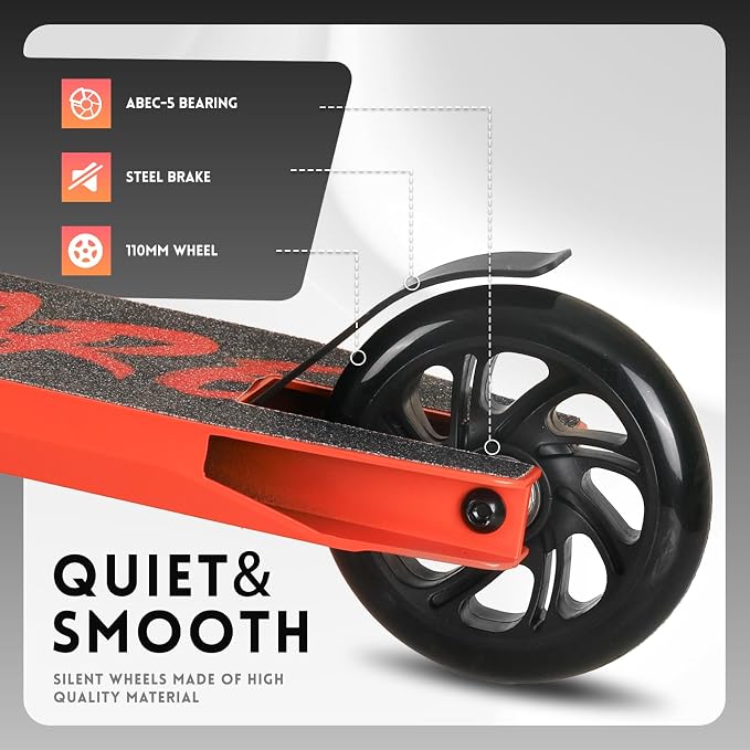 FREEDARE Pro Stunt Scooter, Trick Scooter for Kids, Teens, Boys and Girls, 8 Years Old Above Freestyle Street Scooter for Intermediate and Beginner Skate Park