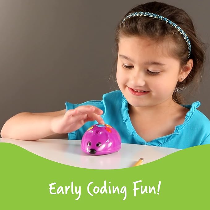 Learning Resources Code & Go® Robot Mouse, Screen-Free Coding Robot Toy, Early Programming for Kids Ages 4+, STEM Robotics Toy