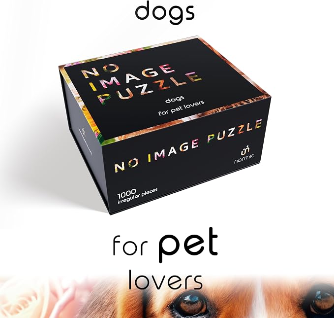 No Image Puzzle 1000 Irregular Pieces Extreme Difficult Jigsaw Challenge Adults Hardest Puzzle No Guide Ultimate Brain Teaser Intermediate Level Dogs Mystery Unique Gift