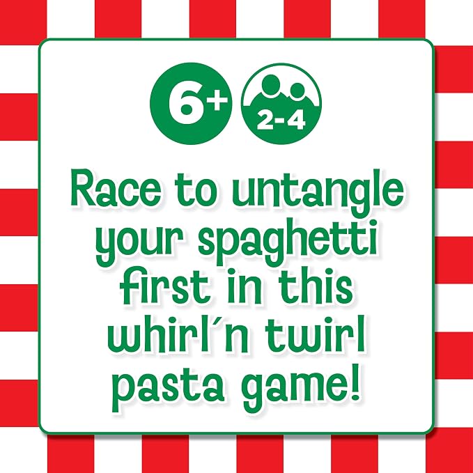Ready Set Spaghetti Board Game – Kids Games, Family Game, Multi-Player, Board Games for Family Night, Preschool Toys, Hand-Eye-Coordination Game, Ages 6+