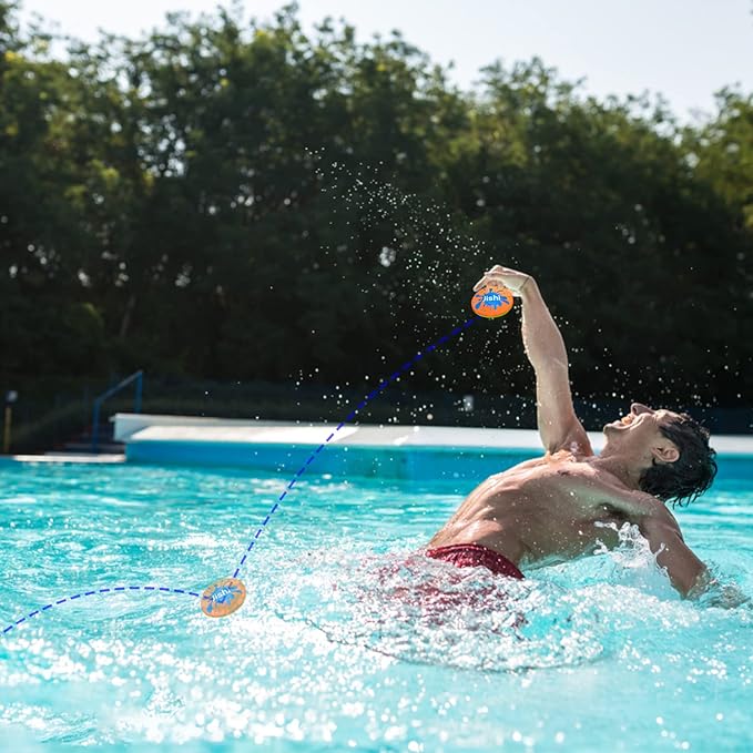 Water Skipping Balls for Pool Beach, Kids Toys Boys 8-12 Outdoor Summer Water Fun, Water Bouncing Balls Swimming Pool Games Activities for Kids Ages 3-5-7 4-8-12 Year Old Boys Girls Teens Adults Gifts