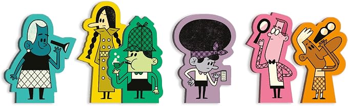 Junior Detective Game by Buffalo Games, Board Games for Kids 6-10, Family Board Games, Mystery Board Game for Kids, Cooperative Detective Game, Fun Family Games