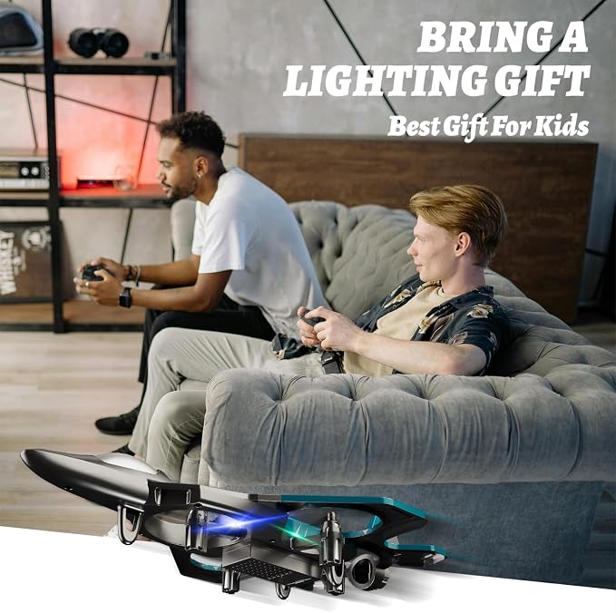 4DRC Foam RC Plane for Adults Kids, Remote Control Airplane Toys for Boys Kids Adults Beginners, RC Planes Fighter Jet Helicopter Drones for Kids Adults, 360° Flip Easy to Fly