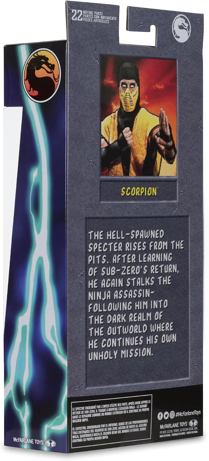 McFarlane Toys- Mortal Kombat Klassic Scorpion 7in Action Figure