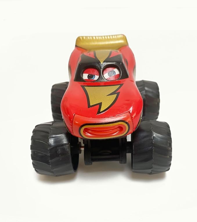 Movie Cars 2 3 Curz Mater Black Storm Jackson Danny Swervez Giant Wheels Cars Diecast Vehicles Toys Set Children Car Toy Friction Powered Truck Toy (BF-lignting McQueen)