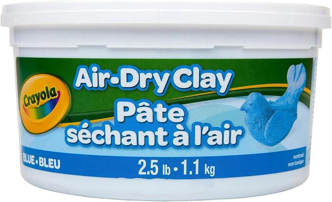Crayola Air Dry Clay, 2.5lb Tub, Blue