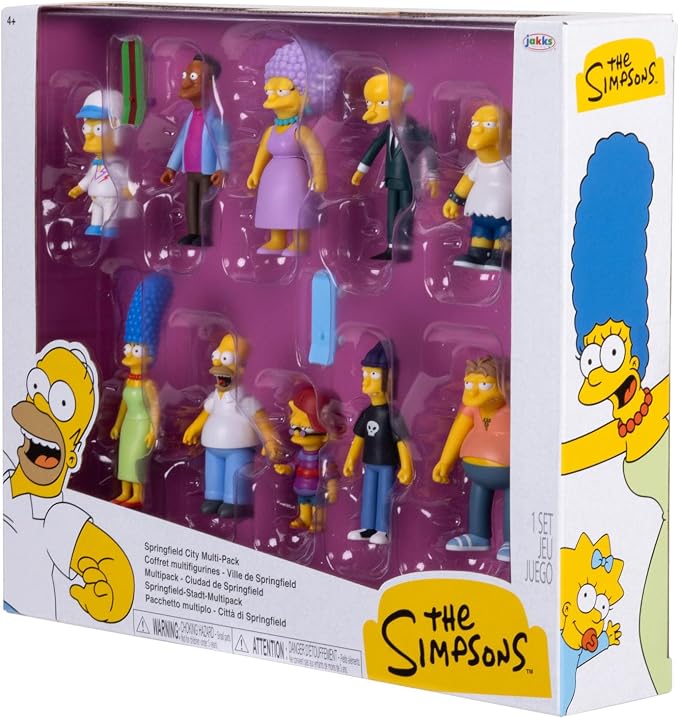 The Simpsons 2.5 Inch Figure Springfield City Multipack