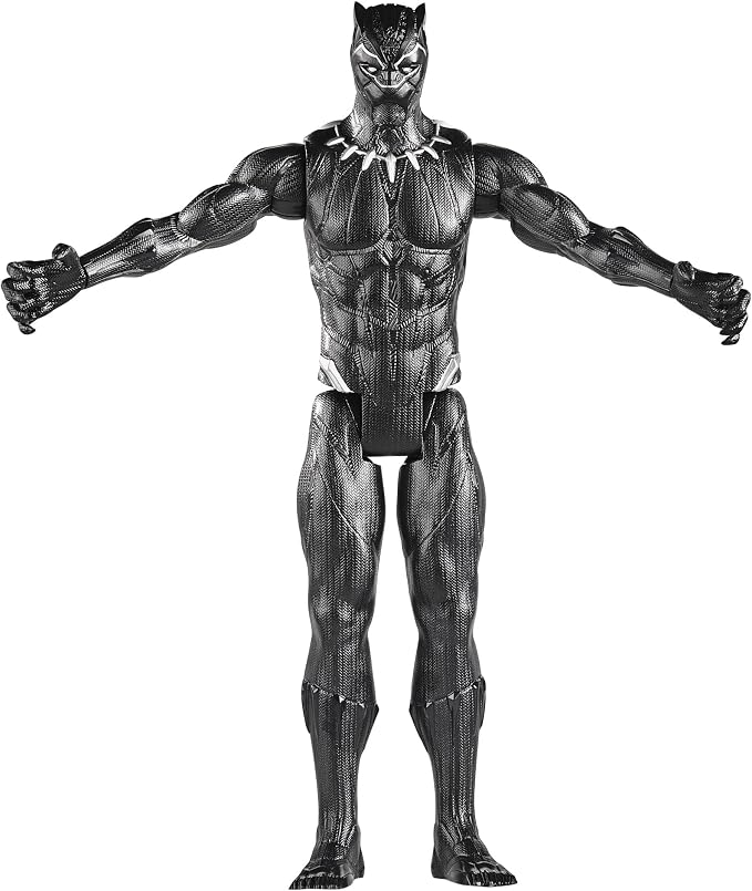 Marvel Avengers Titan Hero Series Black Panther Action Figure, 12-Inch Toy, Inspired By Marvel Universe, for Kids Ages 4 and Up