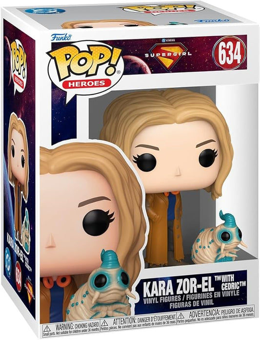 Funko Pop! Movie: Supergirl - Kara Zor-El with Cedric - Collectable Vinyl Figure - Gift Idea - Official Merchandise - Toys for Kids & Adults - Marvel Fans - Model Figure for Collectors and Display