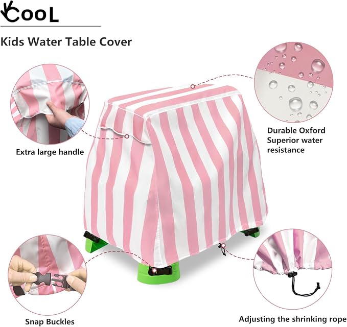 Okcool Kids Water Table Cover Fit Water Table,Outdoor Water Table Toys Cover, A Wide Selection of Cute Colors and Patterns