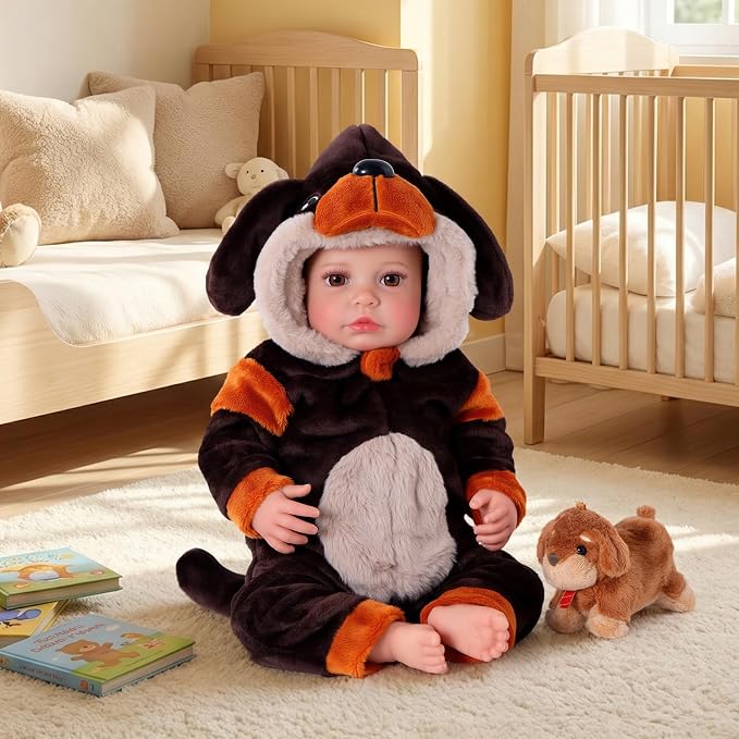 BABESIDE Reborn Baby Dolls - 20-inch Cute Soft Vinyl Realistic Baby Doll Real Life Baby Dolls with Complete Accessories Perfect for Cuddling, Playtime, and Gift Giving