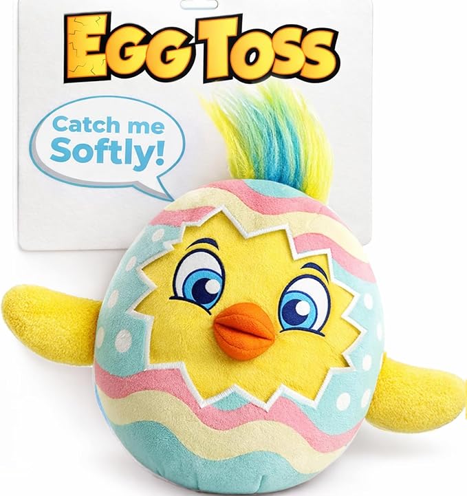 Move2Play, Egg Toss, Hilariously Wild Active Party Game for Kids | Indoor & Outdoor Toss Toy for Boys & Girls Ages 3-8+ | Fun Birthday, Family & Camping Game