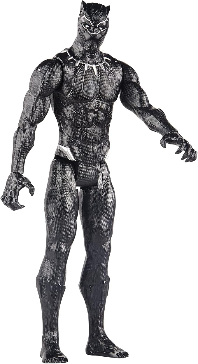Marvel Avengers Titan Hero Series Black Panther Action Figure, 12-Inch Toy, Inspired By Marvel Universe, for Kids Ages 4 and Up