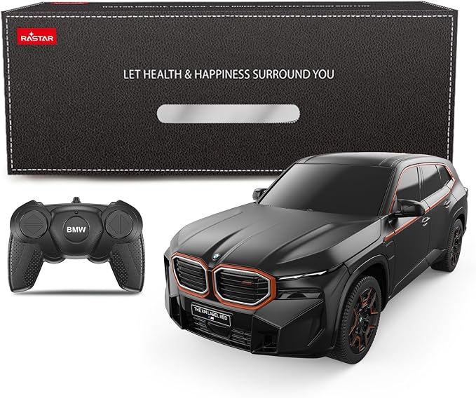 RASTAR RC Cars 1/24 BMW XM Label Red Remote Control Car for Kids Adults, Black 2.4GHz BMW Toy Car