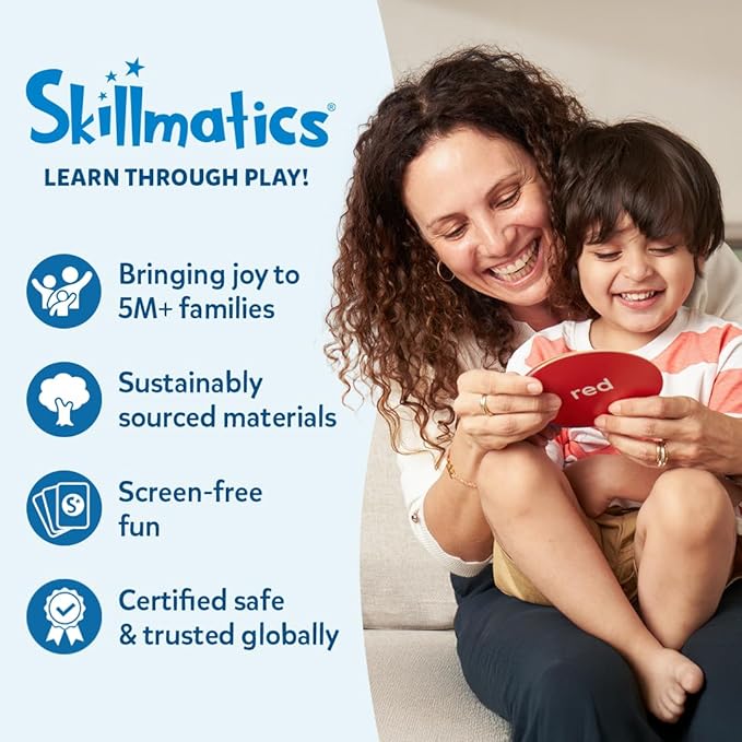 Skillmatics Scavenger Hunt Card Game - Found It Beach, Outdoor Learning Educational Game Collections, Perfect for Kids and Families Who Love Board Games, 50 Waterproof Cards, Gift for Ages 4, 5, 6, 7