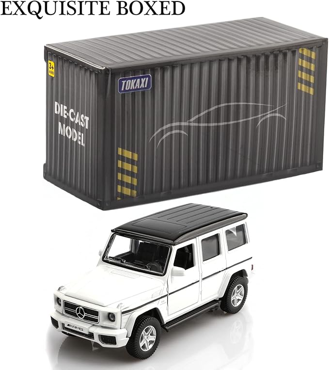 TOKAXI 1/36 Scale Mercedes Benz AMG G63 Diecast Cars Models,Pull Back Vehicles G Wagon Toy Cars,Cars Gifts for Boys Girls