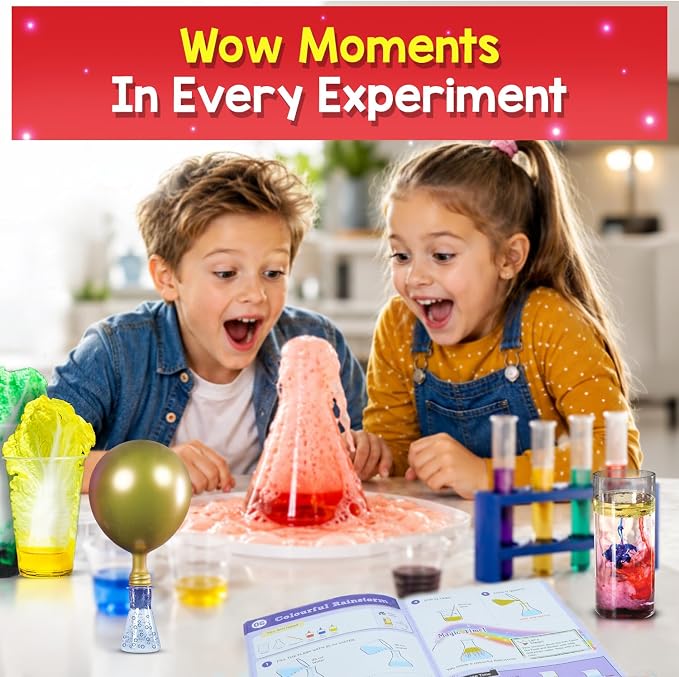 Smartivity My First Science Experiment Kit for Kids Ages 6, 7, 8, 9, 10, 11, 12 Years | 50+ Experiments I Christmas, Birthday Gift I Science Projects for Boys & Girls, STEM Toys for 6 to 12 Years