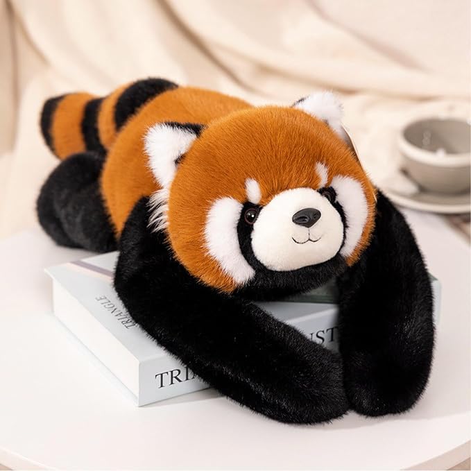 11.8 inch Red Panda Weighted Stuffed Animals, Weighted Plush Animal, Cute Soft Plush Toy Pillow Hugging Plushie Birthday Gifts for Kids Adults