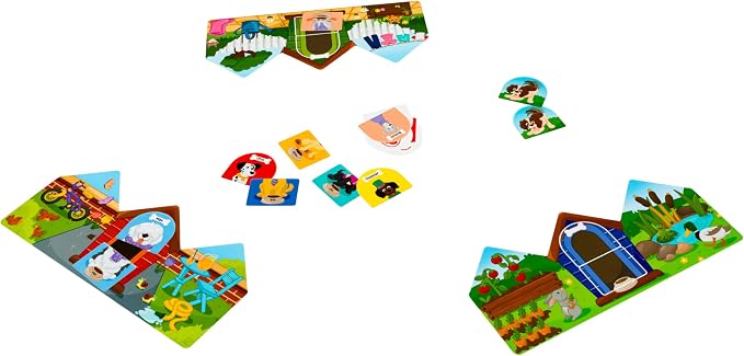 Doggy Doggy Woof Woof. Matching Game for Ages 2-6. Ideal for Developing Memory, with 2 Ways to Play. for 2-4 Players.