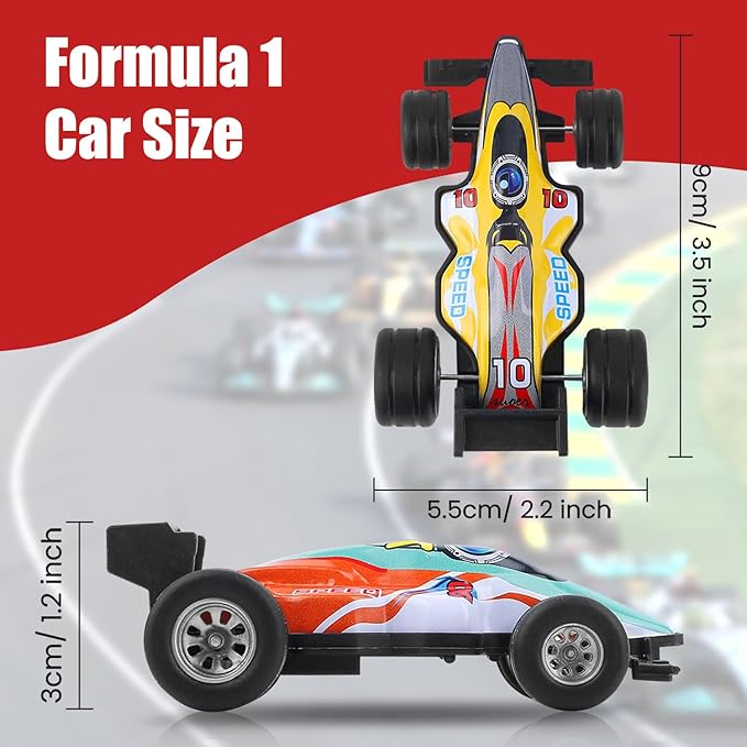 ZOHANINDL Pull Back Cars Toy Model Set 12Pack 1:43, Small Race Cars Wind up Racing Car, Easter Stuffing, Cake Tops, for Toddlers Kids Ages 2 3 4 5 6 7 8 Boys and Girls Birthday Party Favors