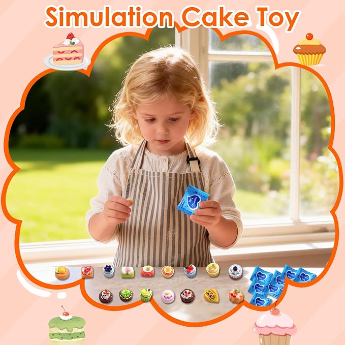 Mini Glow In The Dark Animal Resin Models, Resin Animals Mystery Bags, Individually Wrapped Blind Bags Tiny Animal Figurines, Collectible Mini Animals For Fairy Garden, DIY Crafts (200, Cake)