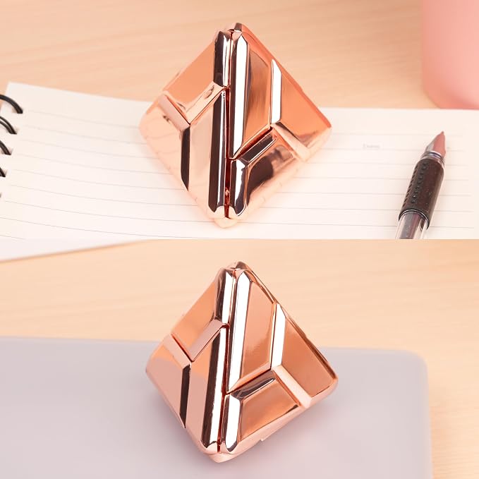 Metal-Puzzle Brain-Teaser 3D-Toys: Fidget-Toys Cool-Gadgets-Stuff Triangular Cube Box Puzzles-Toy ADHD Tools Stress Relief Gift for Kid Children Teen Adult Office Home School Christmas