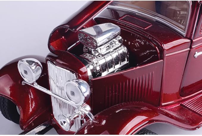 MotorMax American Classics 1932 Ford Coupe 1/24 Scale Diecast Model Car Red
