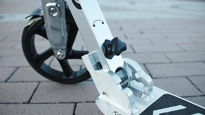 Razor A5 DLX Kick Scooter for Kids Ages 8+ - 8" Urethane Wheels, Foldable, Anti-Rattle Handlebars, for Riders up to 220 lbs