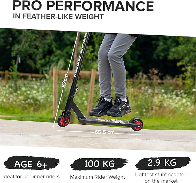 BOLDCUBE Stunt Scooter for Kids Ages 6-12 8-12 Years | Freestyle Pro 360° | Aluminium Deck | ABEC 7 | Micro Crystalized Deck
