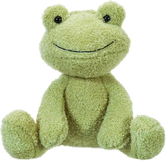 Apricot Lamb Frog Plush Stuffed Animals for Kids, Soft Cute Plush Toys for Baby Girl and Boy, Fluffy Frog Green 7 Inches