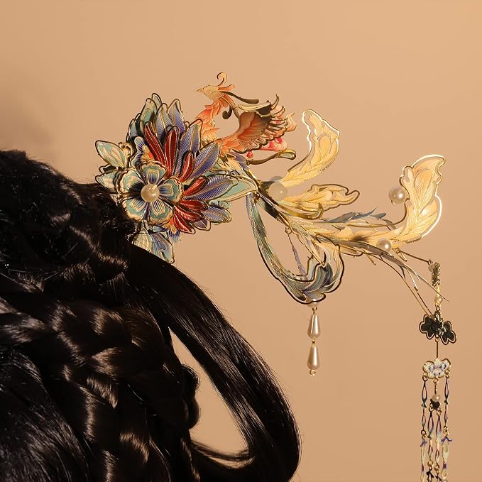 MU 3D Phoenix Hairpin in SwordAdult Jigsaw Metal Puzzle Model Kits Building DIY Birthday Gift