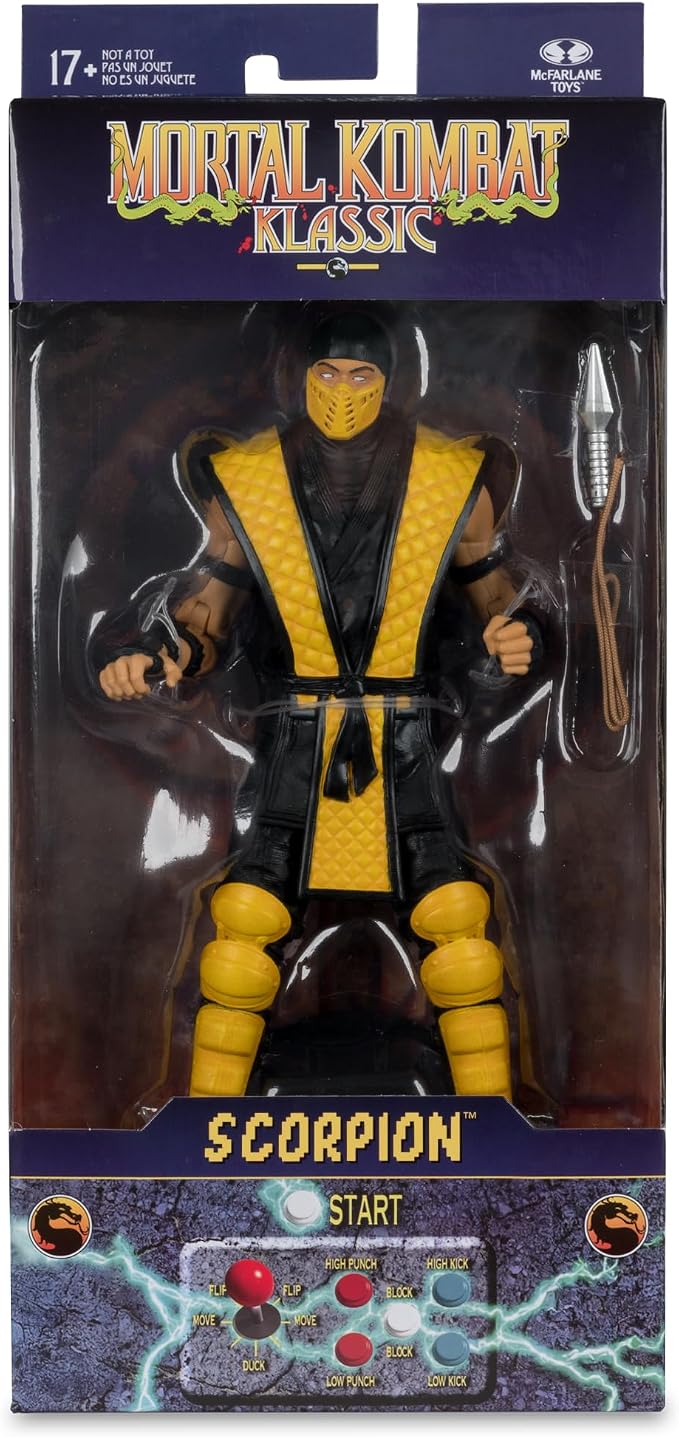 McFarlane Toys- Mortal Kombat Klassic Scorpion 7in Action Figure
