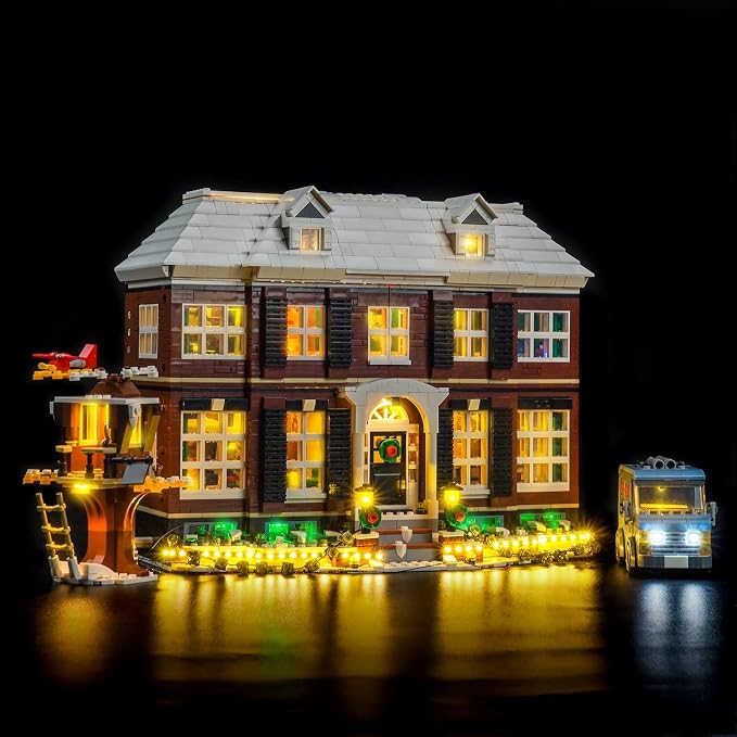 VONADO LED Light Kit Compatible with Home Alone Lego Set - DIY Lighting (NO Lego Model, ONLY Lights)