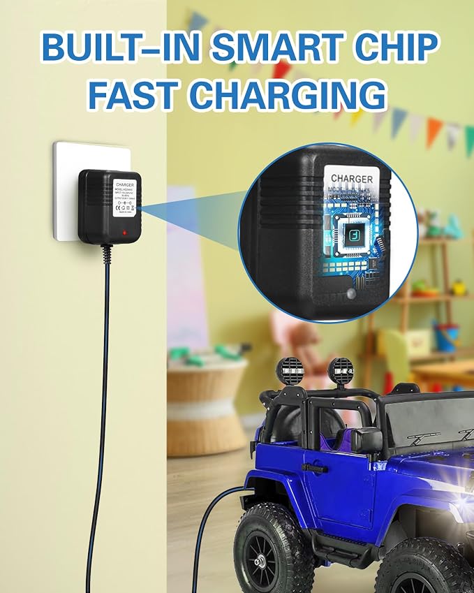 12V Charger for kidzone Bumper car,12v Battery Charger for Ride On Toys,cargador para carro eléctrico de niño, Kids Bumper Car Replacement Charger
