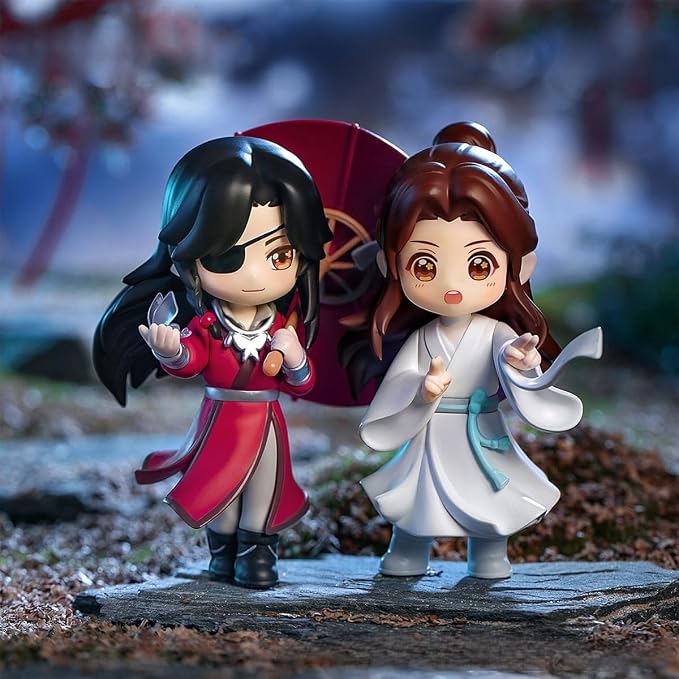 Heaven Official Blessing Hua Cheng Xie Lian Chibi Figure Blind Box | Heaven Official Blessing Hua Cheng Xie Lian Chibi Figure Blind Box Anime Gift (Single (randomized))