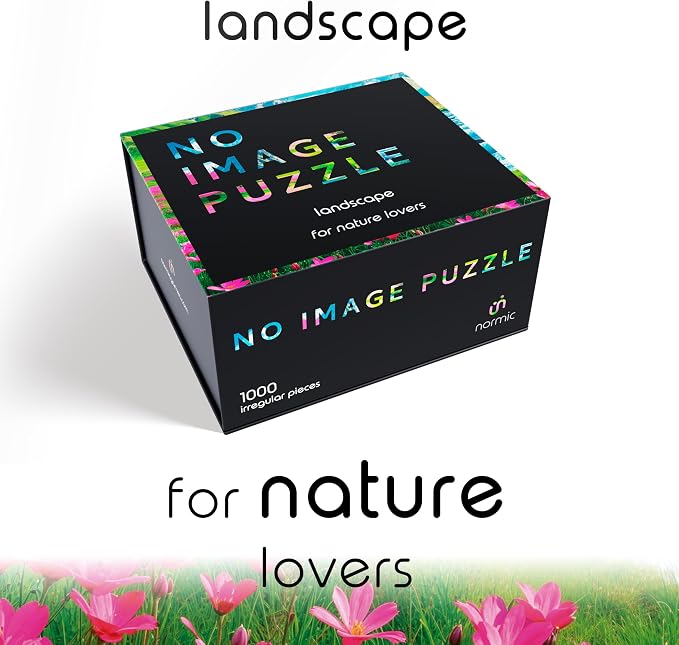 No Image Puzzle 1000 Irregular Pieces Extreme Difficult Jigsaw Challenge Adults Hardest Puzzle No Guide Ultimate Brain Teaser Intermediate Level Landscape Mystery Unique Gift