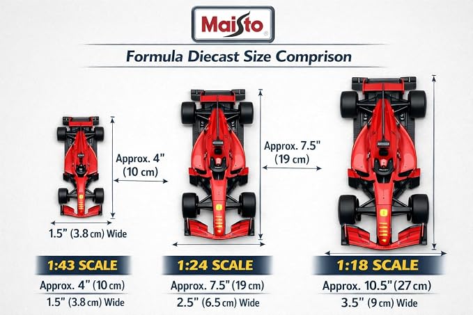 Bburago 1:24 Scale 2024 Formula Race McLaren MCL38 Diecast Vehicle with Helmet, Norris #4