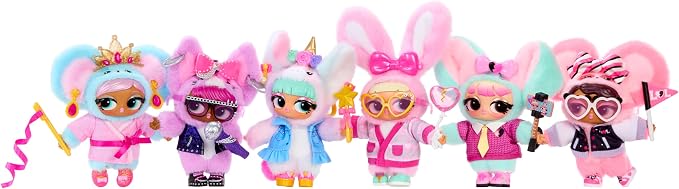 LOL Surprise Plush Surprise! Pup-Tart Plush Doll with Hidden Fashions, On-the-Go Play, 7 Total Surprises – Great Gift for Kids Ages 3+