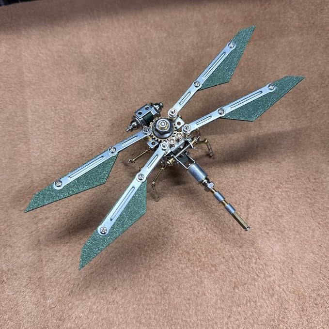 3D Metal Bee Puzzle for Adults, 126PCS Fengyi Cruiser Mechanical Bee Model Kit, DIY Assembly Metal Puzzle Decoration Gift for Birthday Christmas