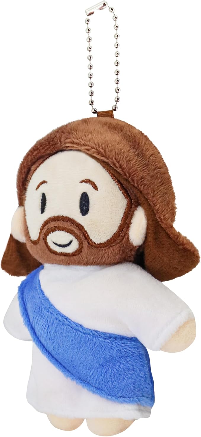 Jesus Plush Doll – Soft Religious Stuffed Animal for Kids – Christian Savior Toy for Easter, Baptism, First Communion, and Sunday School Gifts 12"