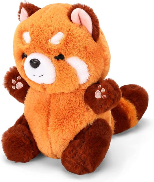 Riuhot Red Panda Stuffed Animal Cute Plush Toy Plushie Christmas Birthday Valentine's Day Gift for Girlfriend Kids 9" Red Panda Stuffed Animals