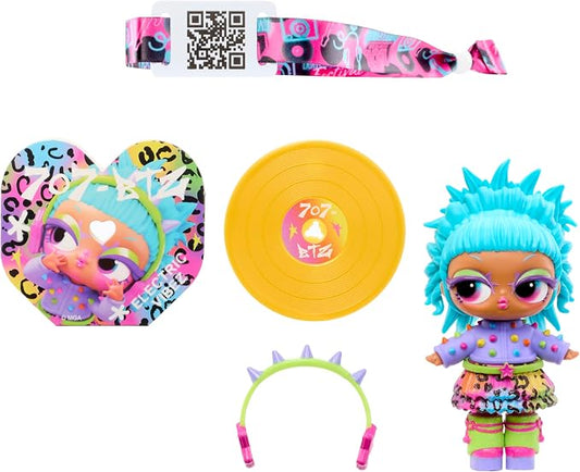 LOL Surprise Music Festival – Dolls with Collectible Vinyl Albums, Interactive Unboxing, 7 Total Surprises – Collect All 8 Unique Styles! Gift for Kids Ages 4+