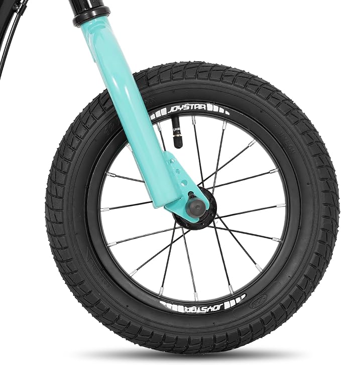JOYSTAR Kick Scooter for Kids 5+ Teens & Youth, Lightweight Kids Scooter with Adjustable Handlebar, 2 Wheel Scooter for Boys & Girls, 12" Inflatable Wheels Rear Drum Brakes