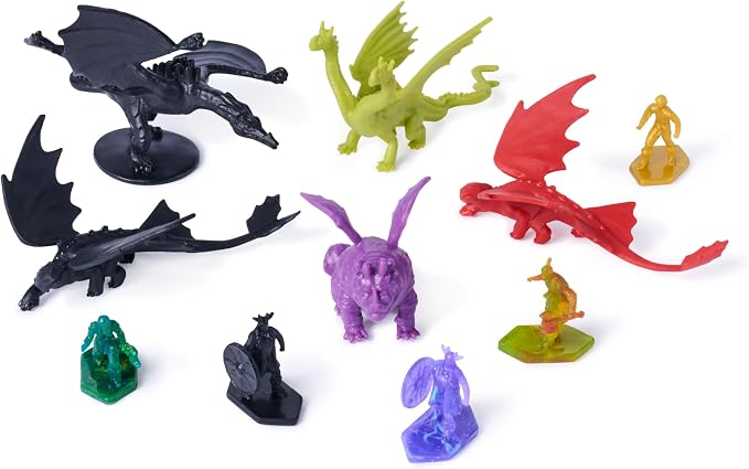 DreamWorks Dragons, World of Berk: Dragon Flock Arena, 50 Collectible Dragons and Vikings Figures for Ages 4 and up