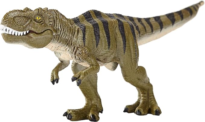 MOJO - T-Rex Tyrannosaurus with Moving Articulated Jaw | Hand-Painted Toy Figure | Prehistoric Life Collection | True to Life & Highly Detailed | Designed in UK
